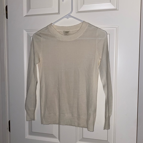 J. Crew Off White Sweater - Picture 1 of 6
